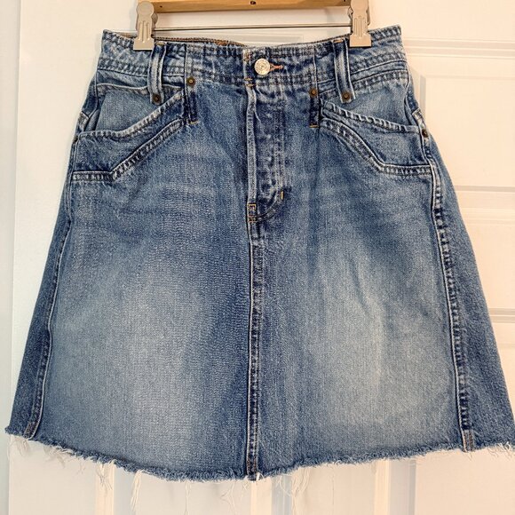 We The Free Dresses & Skirts - We the Free Cutoff Denim Miniskirt